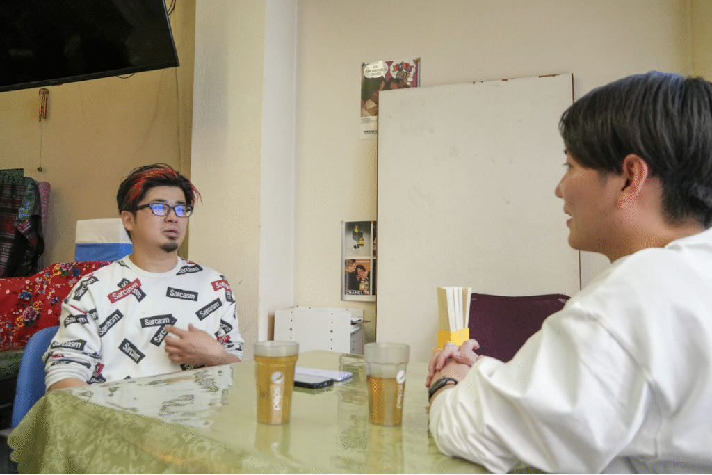たのんまあ・店主のしょーたさんとの対談様子③