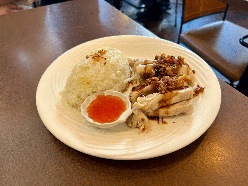 「マレーチャン」で食べれるチキンライス