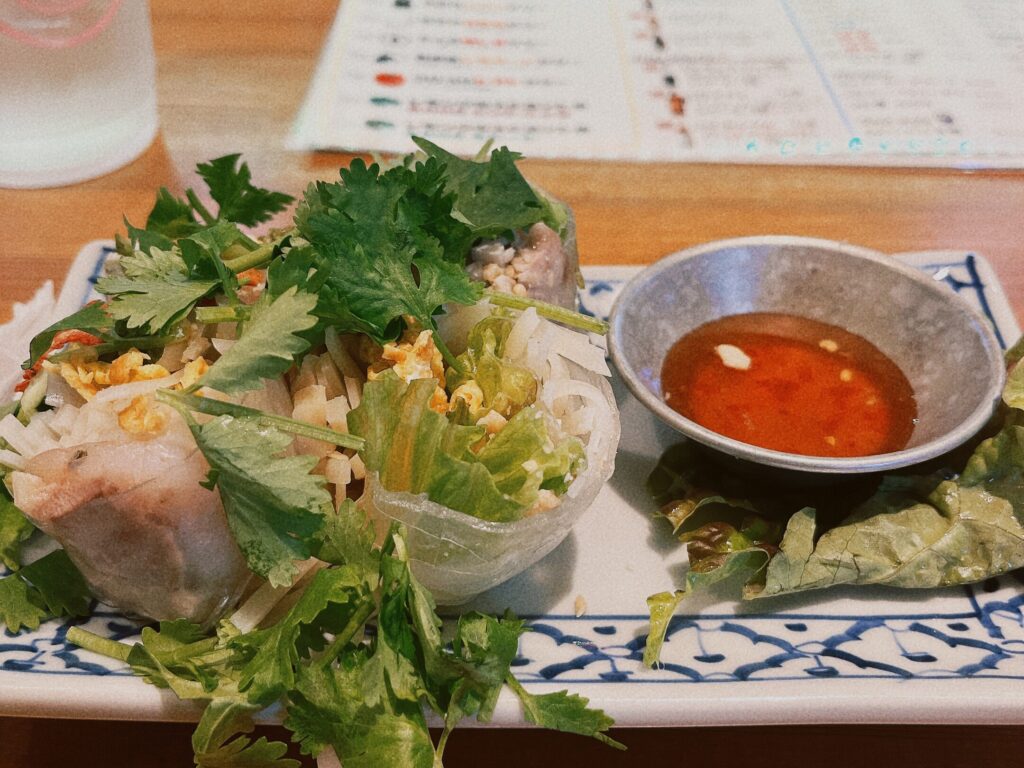 BAKASOUL ASIAのエビチキ生春巻き