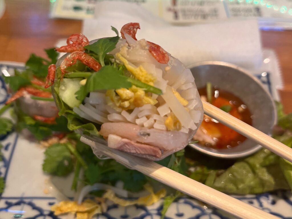BAKASOUL ASIAのエビチキ生春巻き