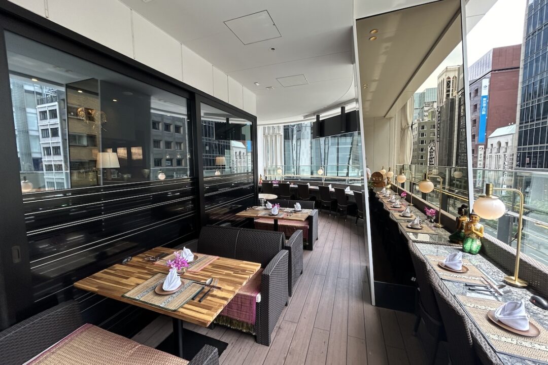 Asiatique 銀座店の店内