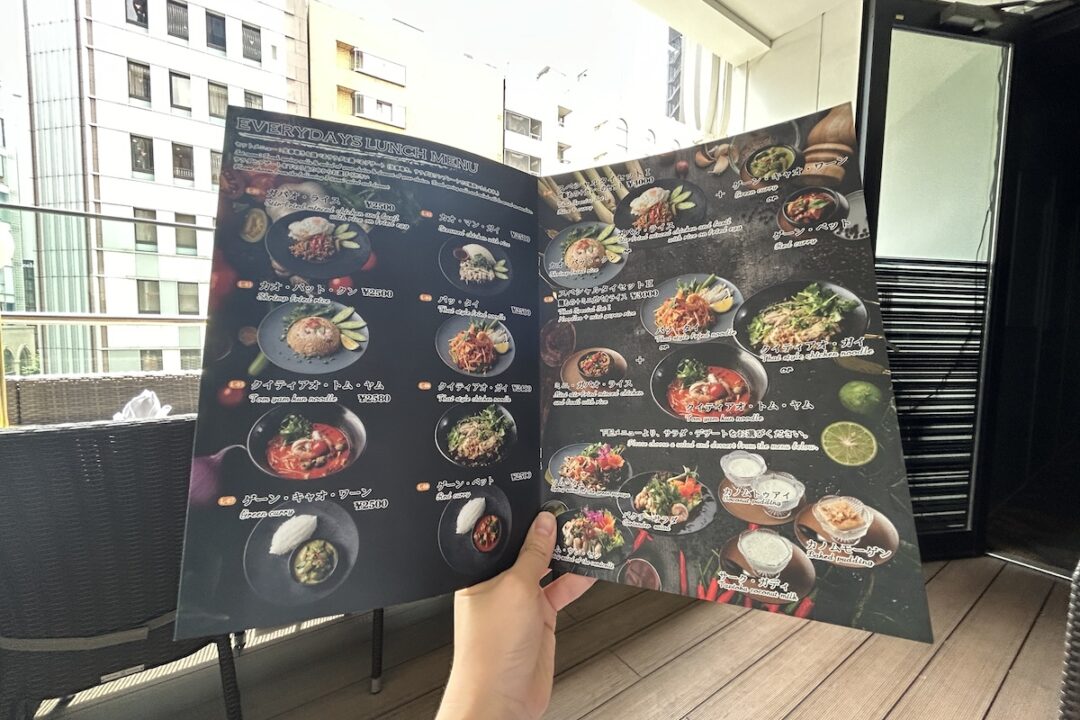 Asiatique 銀座店のランチメニュー