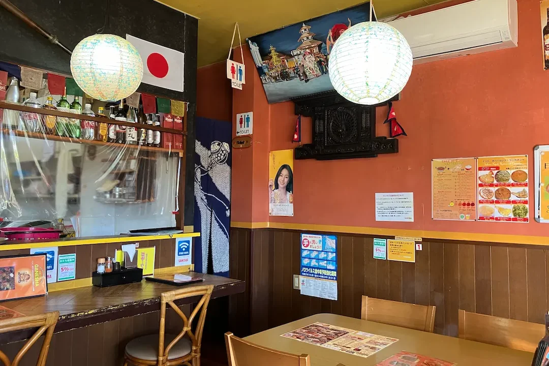 ガネーシャの店内
