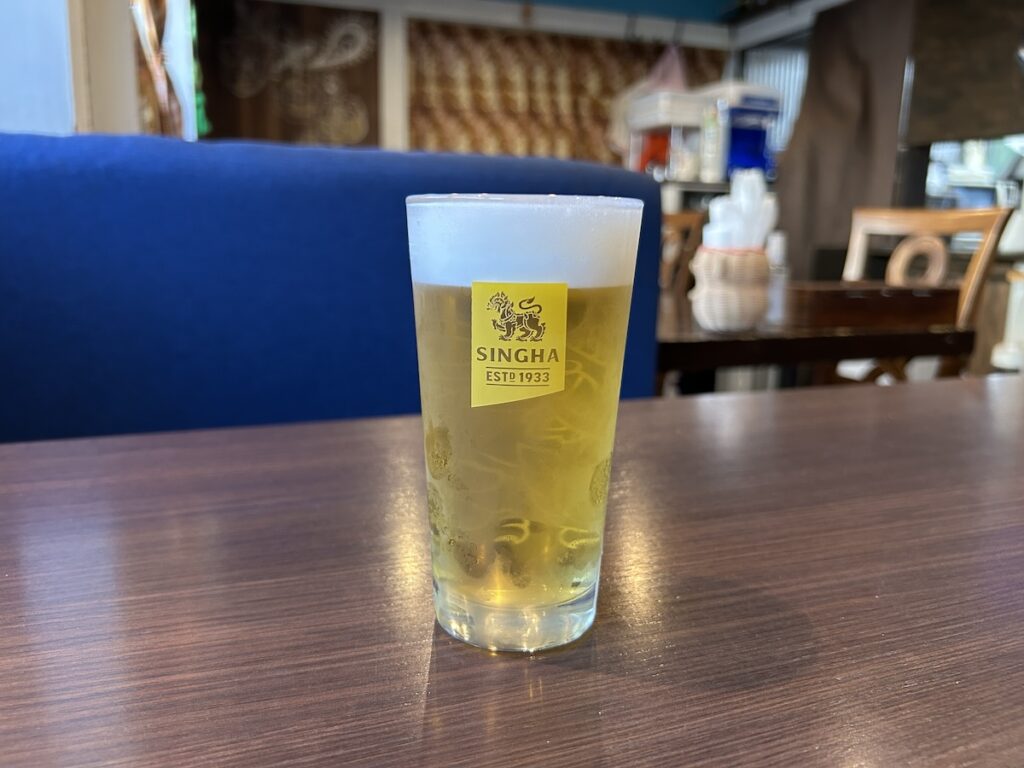 Tha Changの生シンハー